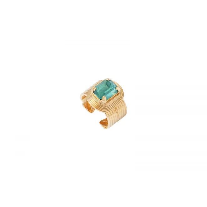 Adjustable Sun Ring - Turquoise