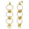 Alicudi gold-plated drop earrings for pierced posts