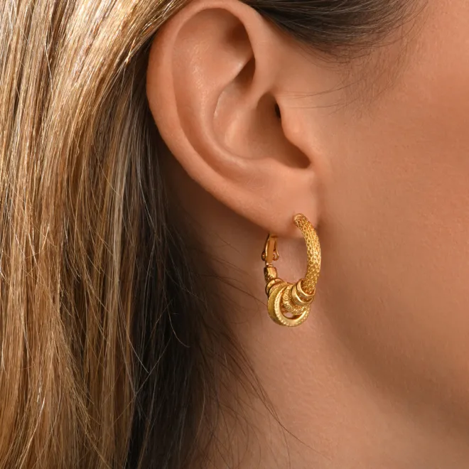 Alicudi hoop earrings - gold
