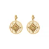 Angelique clip-on earrings - gold