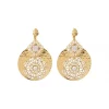 Angelique clip-on earrings - white