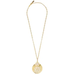 Angelique delicate long necklace - white