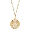 Angelique long necklace - white