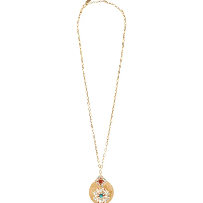 Angelique long necklace - multicoloured