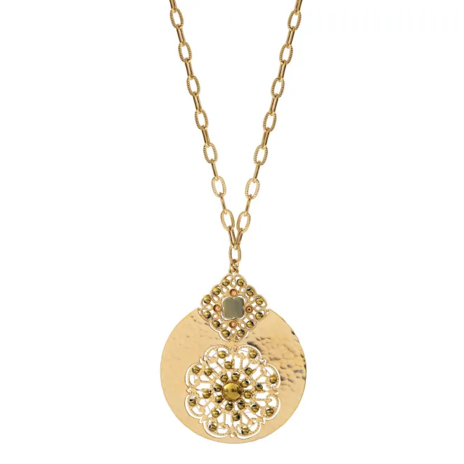 Angelique long necklace - gold