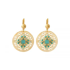 Angelique sleeper earrings - turquoise