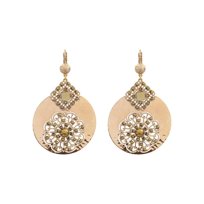 Angelique sleeper earrings - gold