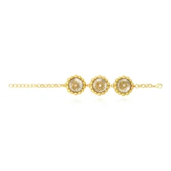 Angèle adjustable chain bracelet - gold