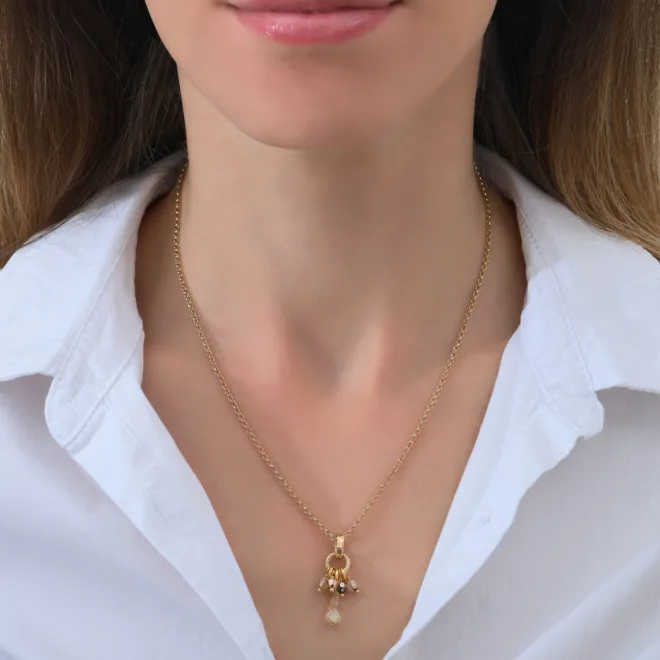 Annella delicate pendant necklace - gold
