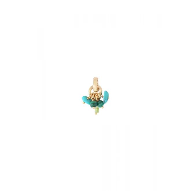 Annella fine pendant necklace - green