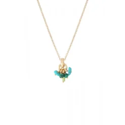 Annella fine pendant necklace - green