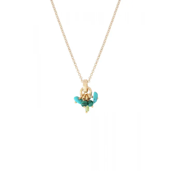 Annella fine pendant necklace - green