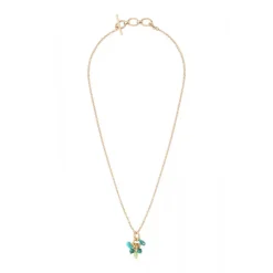 Annella fine pendant necklace - green