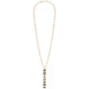 Annella long necklace - black and white