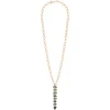 Annella long necklace - red and turquoise