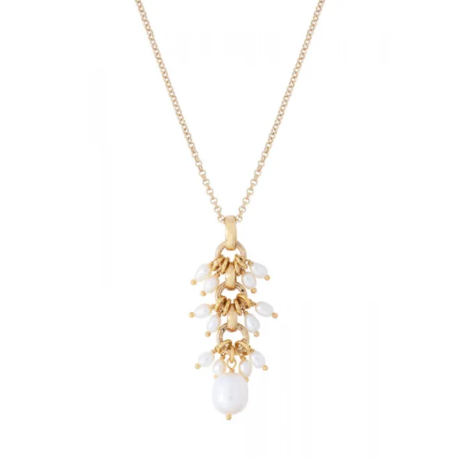 Annella pendant necklace - white pearl
