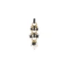 Annella pendant necklace - black and white