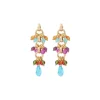 Annella pierced stud earrings - multicoloured