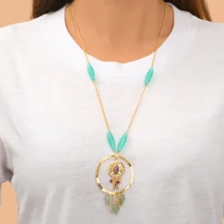 Arizona Dream long necklace - green