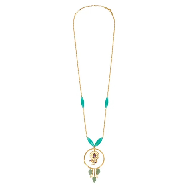 Arizona Dream long necklace - green