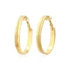 Ashanti hoop earrings – gold-plated
