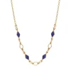 Atria adjustable chain necklace - blue
