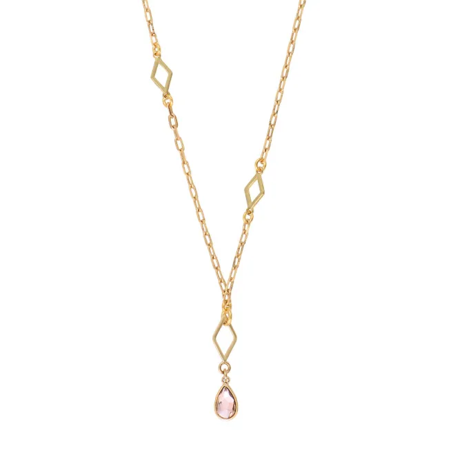 Atria pendant necklace - pink
