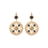 Atria sleeper earrings - blue