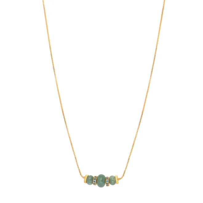 Avola pendant necklace - blue