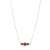 Avola pendant necklace - purple