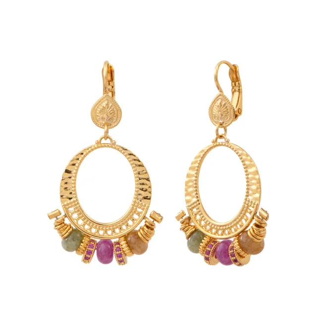 Avola sleeper earrings - multicoloured