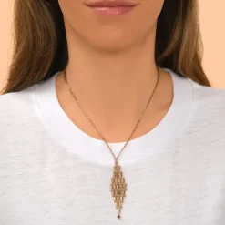 Babylon Adjustable Pendant Necklace - Gold