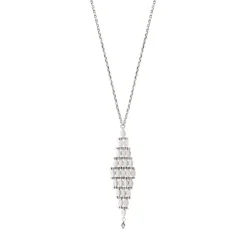 Babylon Adjustable Pendant Necklace - Silver