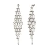 Babylon pierced stud earrings - grey
