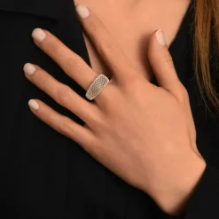 Betty adjustable ring - silver