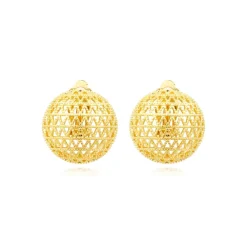 Betty clip-on earrings - gold