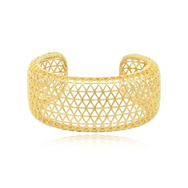 Betty cuff bracelet - gold