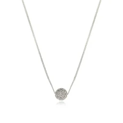 Betty Delicate Pendant Necklace - Silver