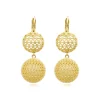 Betty double sleeper earrings - gold