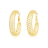Betty hoop earrings - gold