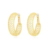 Betty hoop earrings - gold