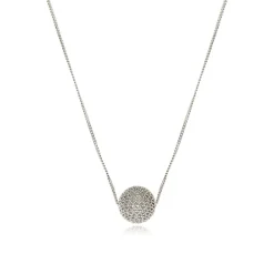 Betty pendant necklace - silver