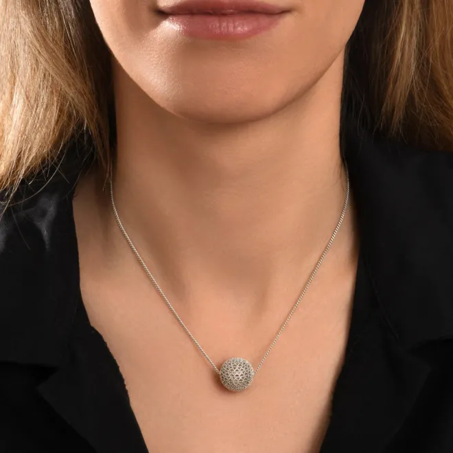 Betty pendant necklace - silver