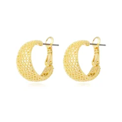Betty thin hoop earrings - gold