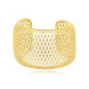 Betty wide cuff bracelet - gold