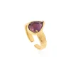 Byzance adjustable ring – purple