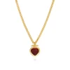 Byzantium pendant necklace – red