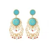Capraia clip-on earrings - turquoise