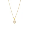Capraia mid-length necklace - white