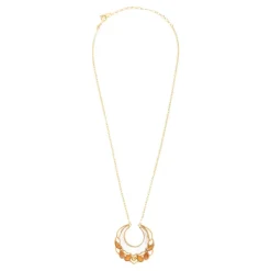 Capraia pendant necklace - white